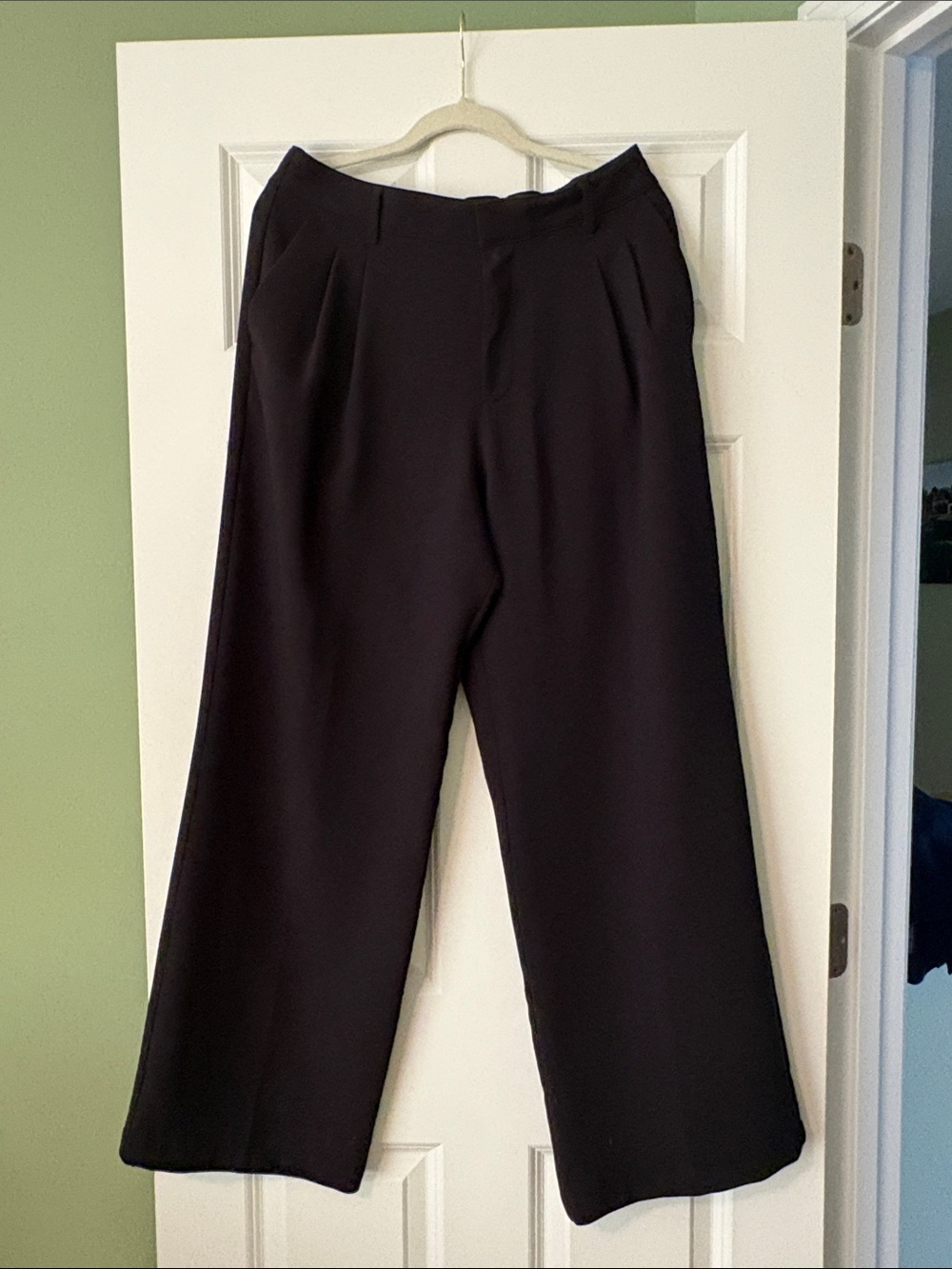 GAP Black Wide-Leg Women's Pants